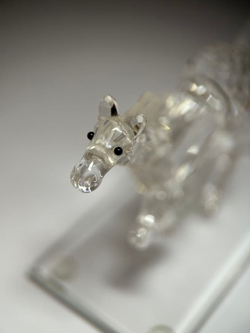 スワロフスキー 置物 馬 ホース 箱・説明書付き クリスタル