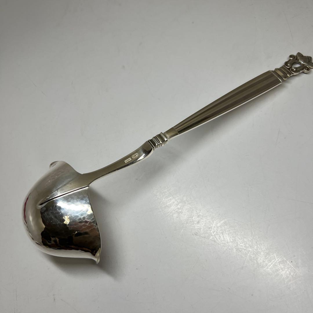 ジョージジェンセン　エコーンsterling925 グレービーレードル　135g