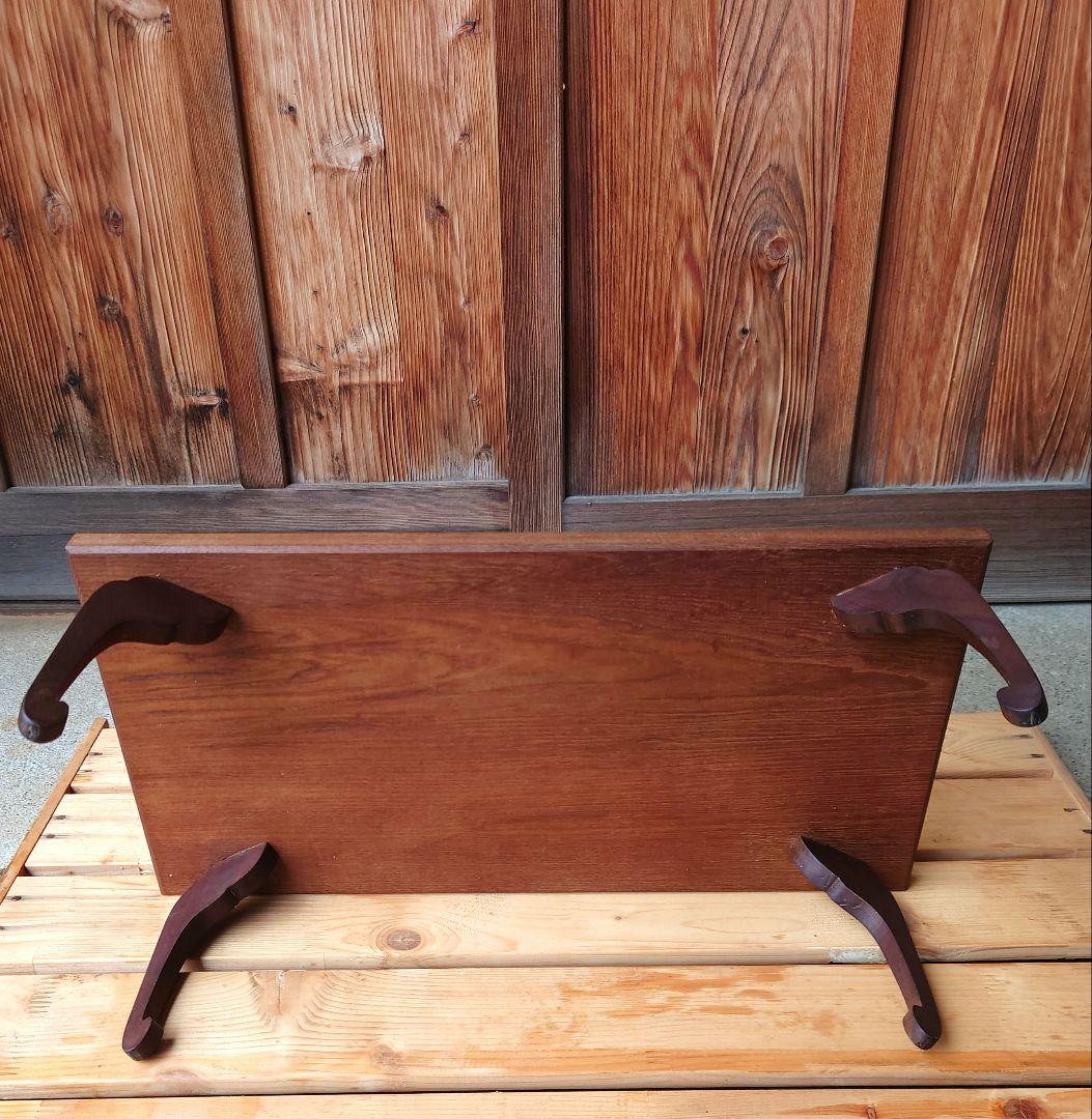 チーク材の花台　《リペア済》