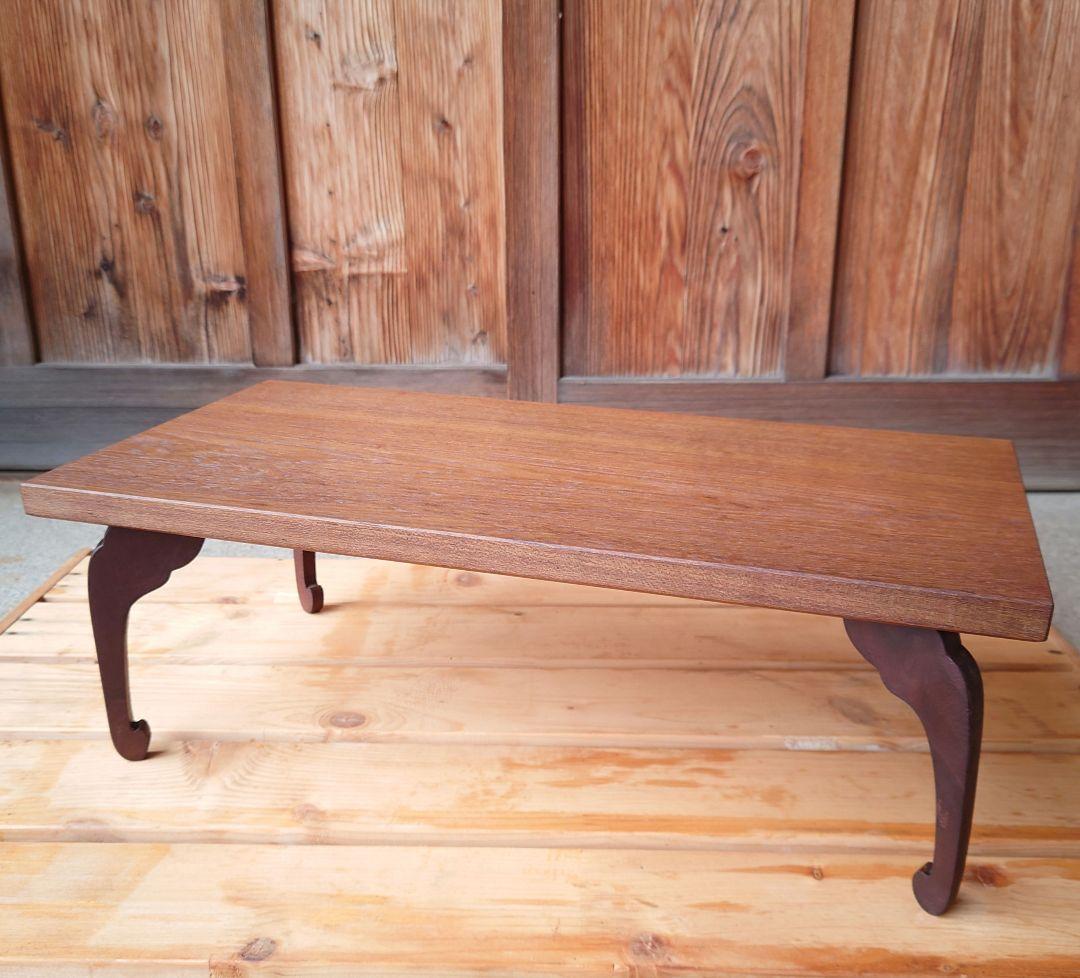 チーク材の花台　《リペア済》