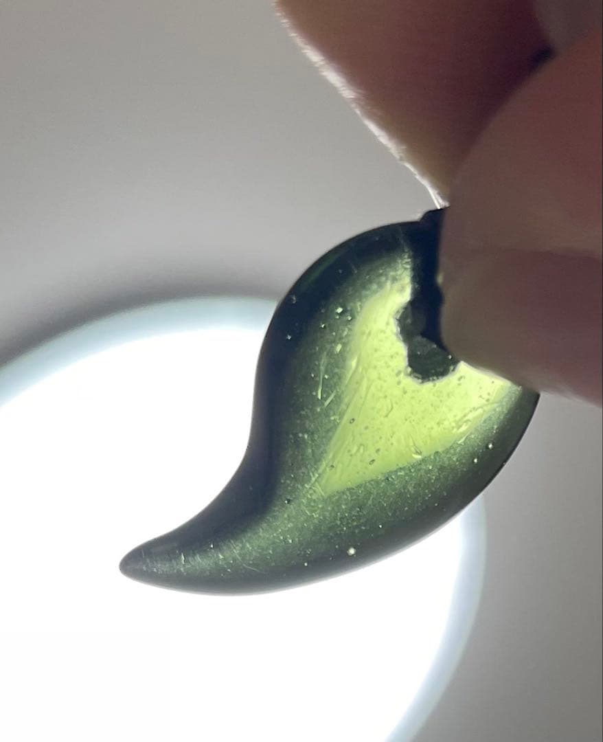 パワーストーンペンダントネックレス モルダバイト、ギベオン、リビアングラス等