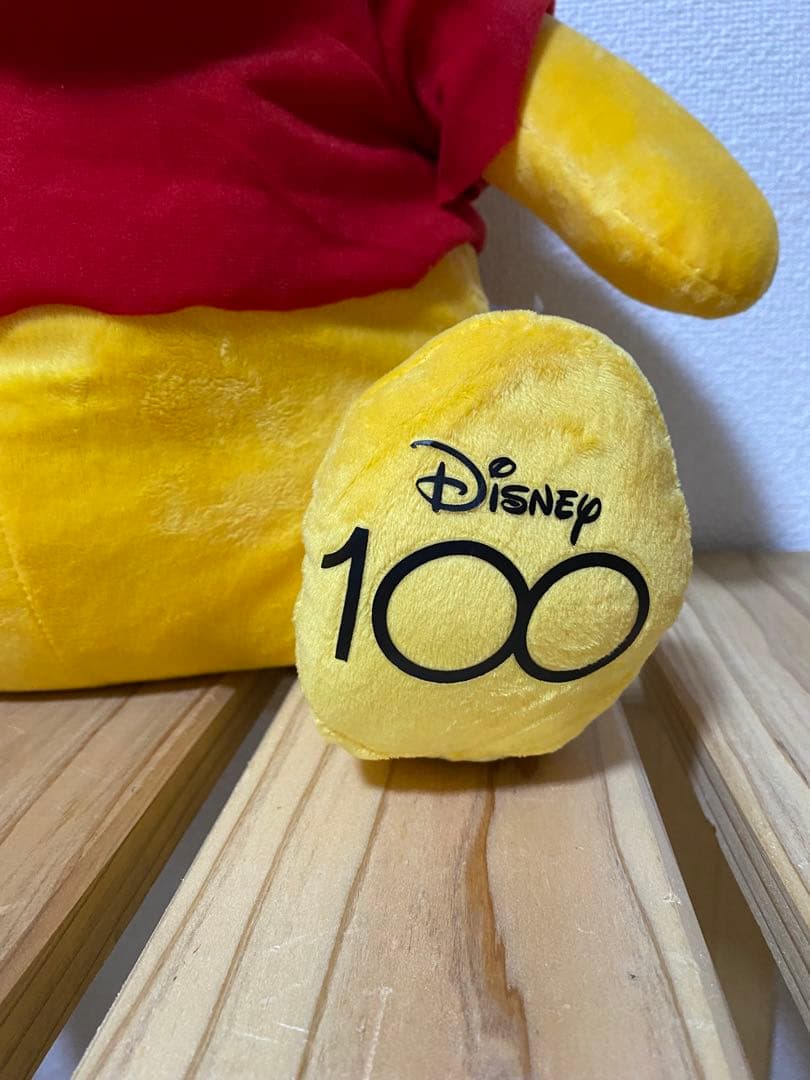 ディズニー100周年、特大サイズぬいぐるみ くまのプーさん、ロッツォ