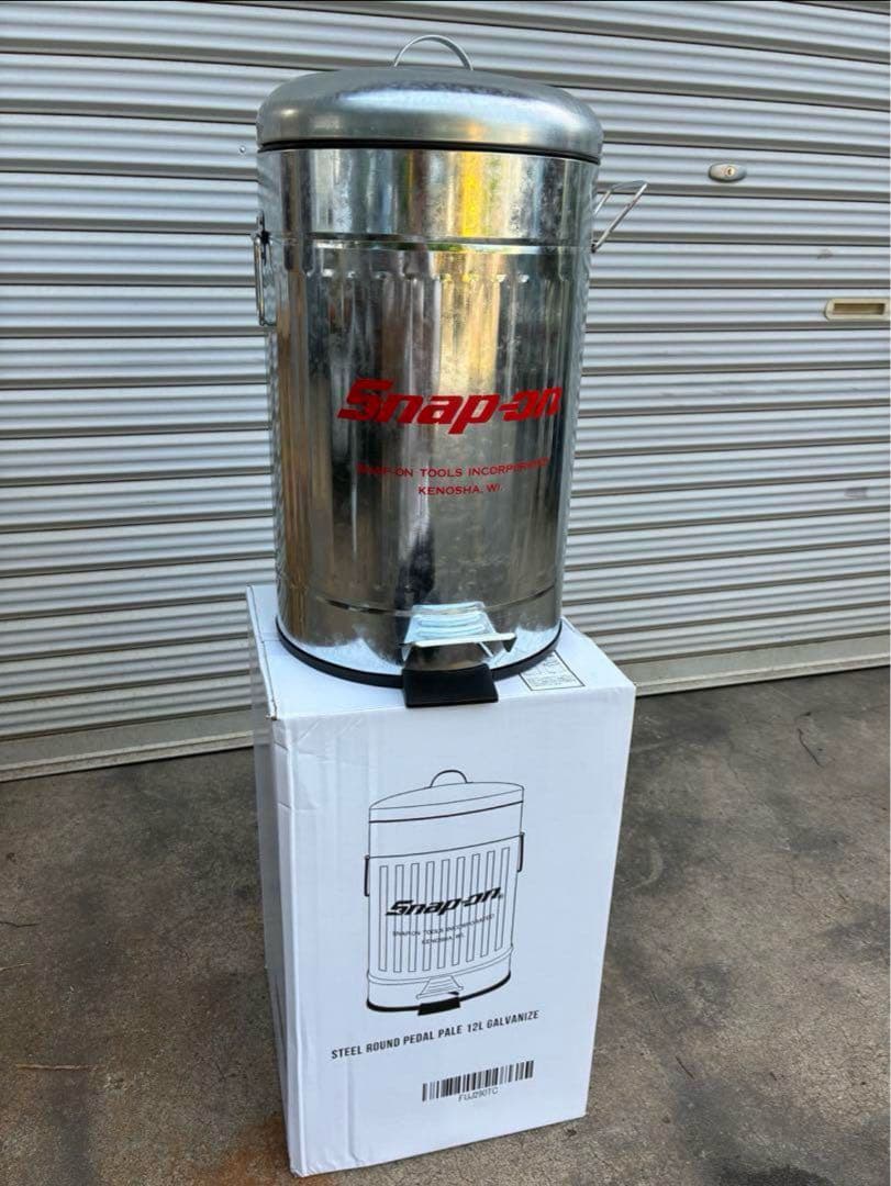 スナップオン！スチール製！ダストボックス！ゴミ箱！12L！Snap-on