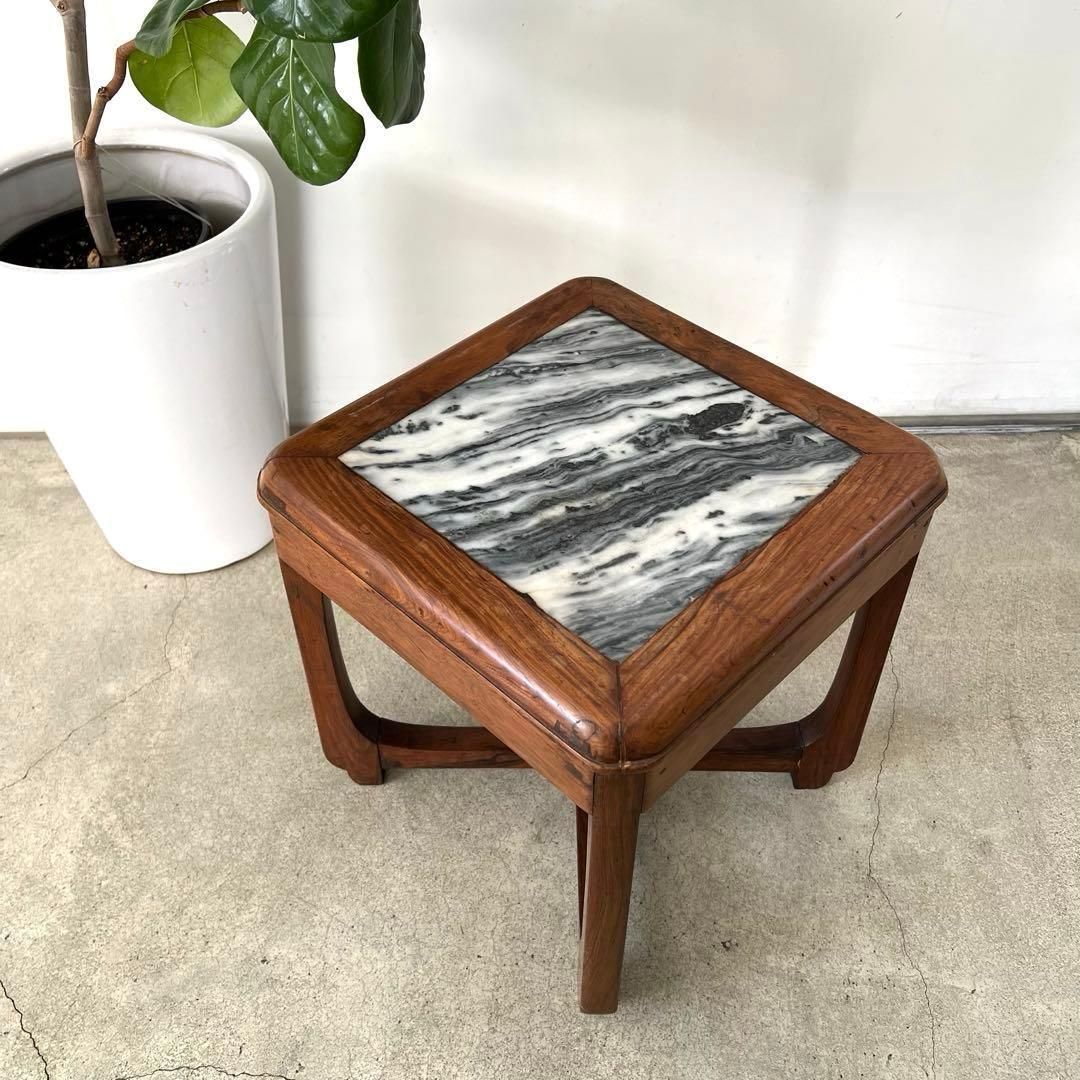 アンティーク♡大理石スツール　美品