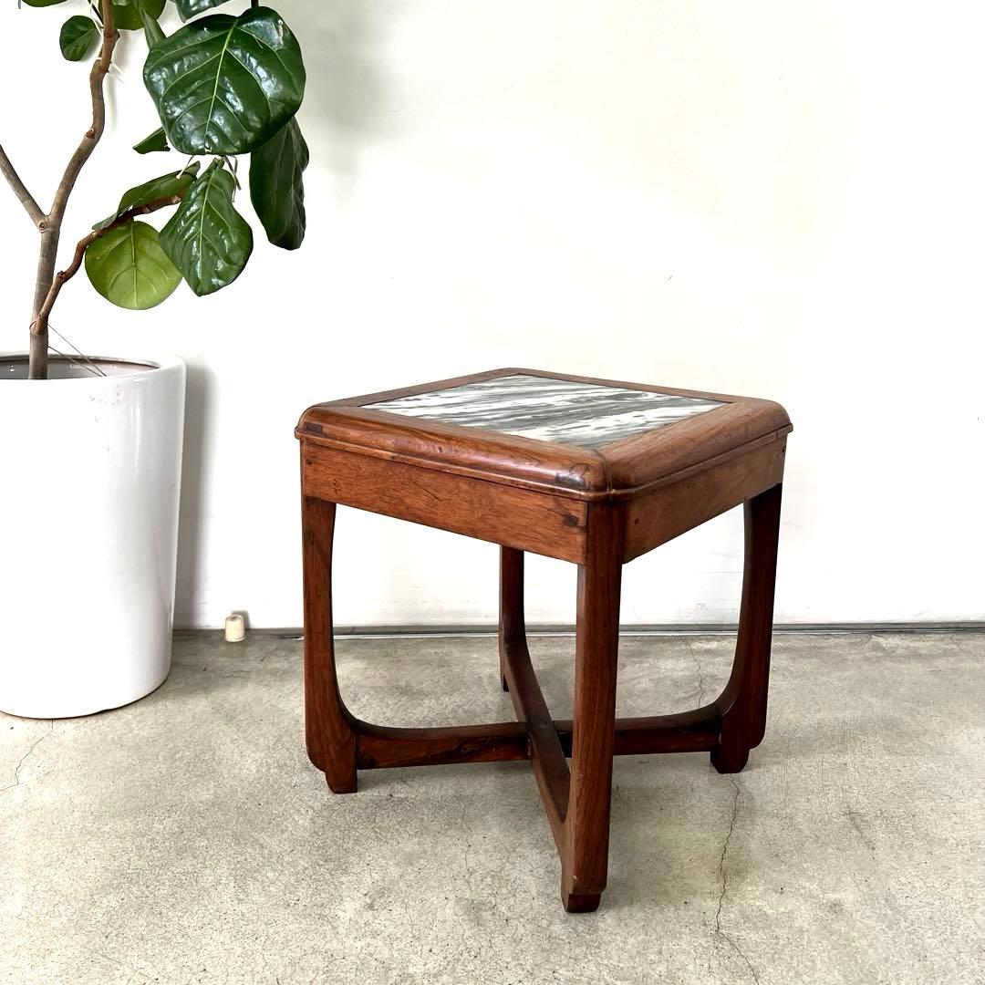 アンティーク♡大理石スツール　美品