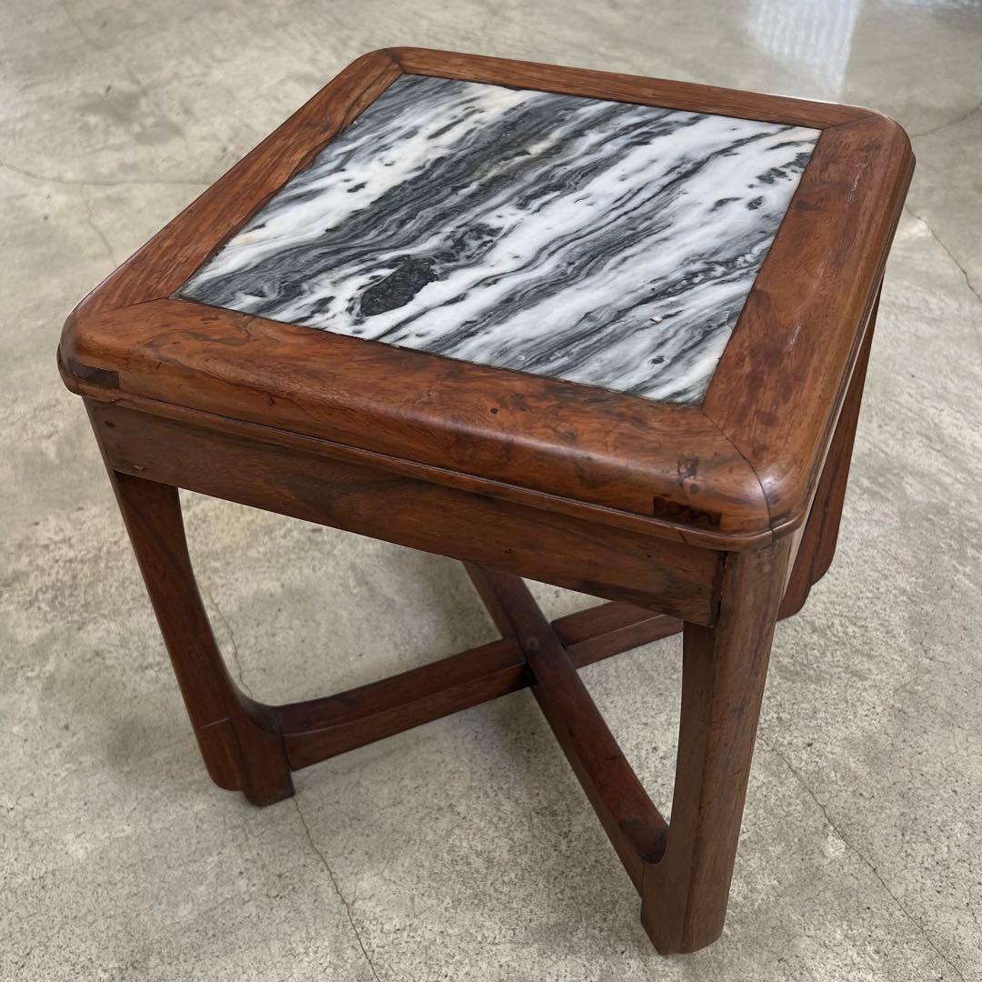 アンティーク♡大理石スツール　美品