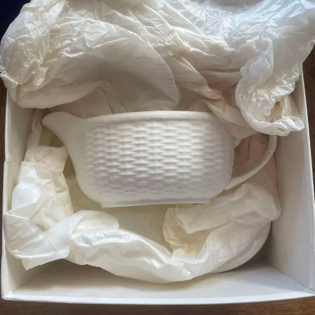 超珍品！Wedgewood✳︎ナンタケット バスケット✳︎グレービーボート&ソーサー