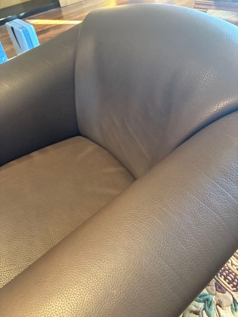 brühl高級本革1人掛けソファ