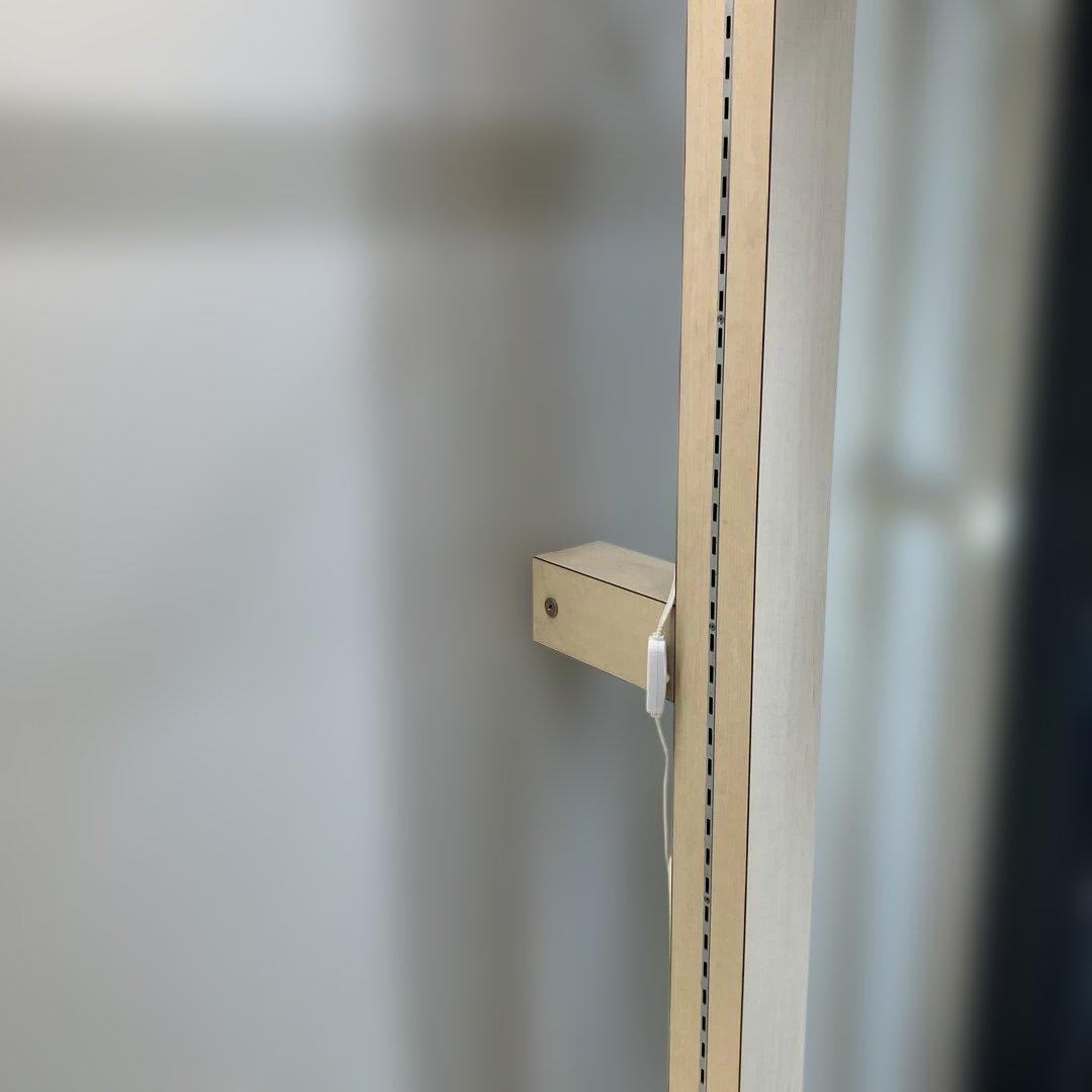 LEDライト付きガラスディスプレイケースお店用陳列棚　家庭でも可能