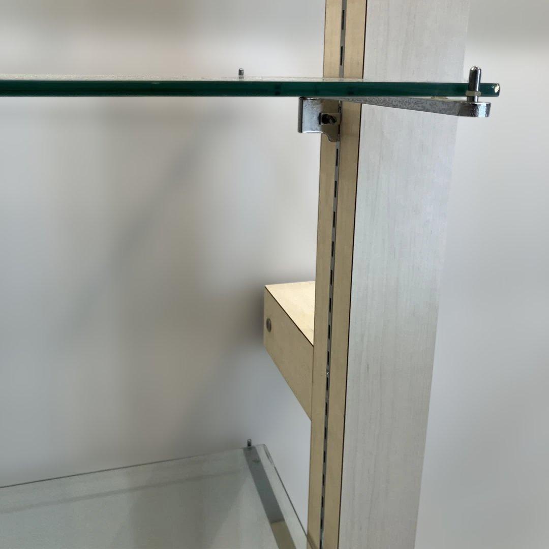 LEDライト付きガラスディスプレイケースお店用陳列棚　家庭でも可能