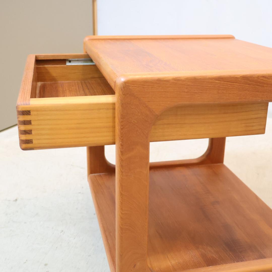 サリンモブラー ドロワーワゴン チーク材 サイドテーブル ヴィンテージ 北欧家具