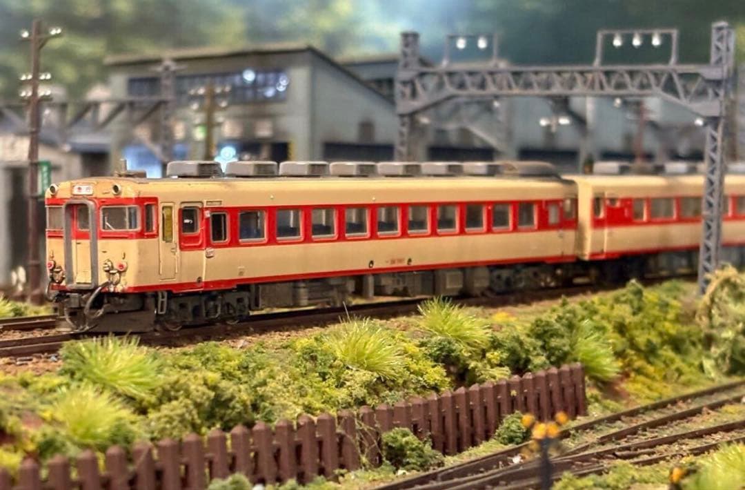 国鉄キハ58 急行「紀州」室内灯入りウエザリング加工品