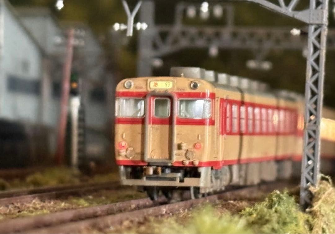 国鉄キハ58 急行「紀州」室内灯入りウエザリング加工品