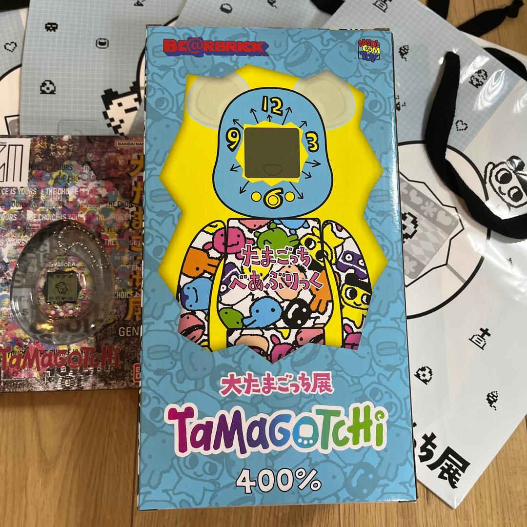 新品未開封】大たまごっち展限定 ベアブリック400% たまごっ本体