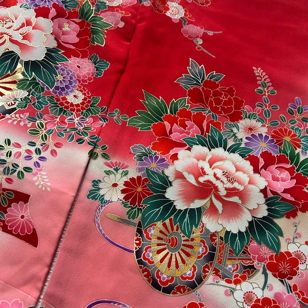 七五三 三歳 着物セット 作り帯 753 女の子 子供着物 箱迫 3歳 草履