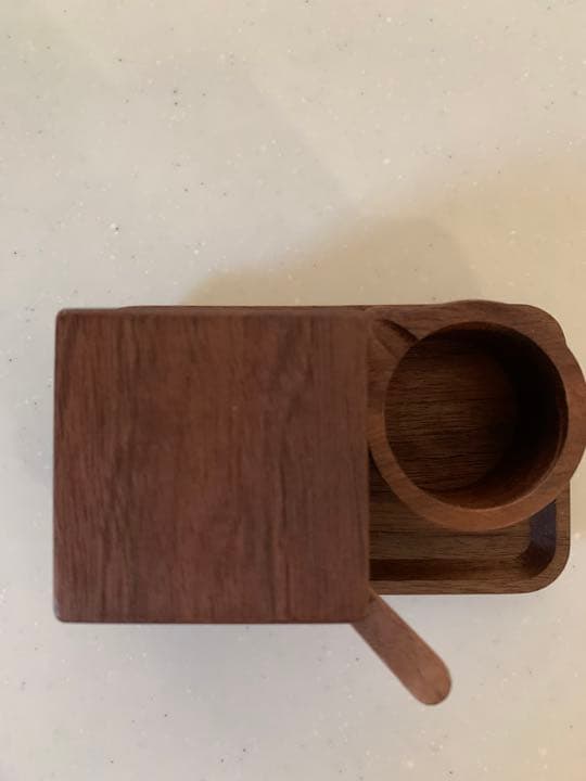 ハンドメイド　プチカフェセット　木製カフェセット