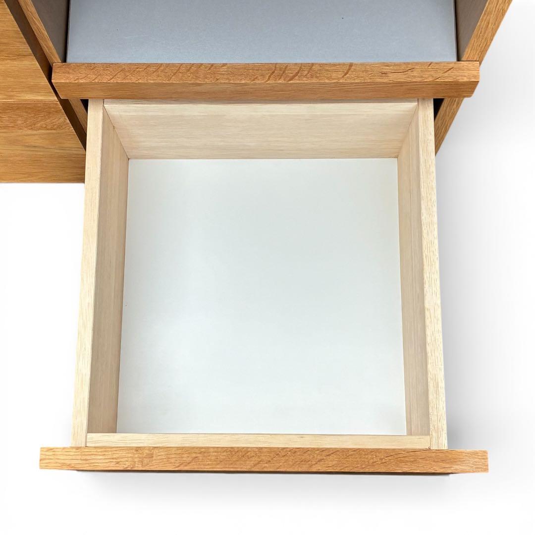 【廃盤・希少】unico ウニコ HUTTE キッチンカウンターS 無垢材使用