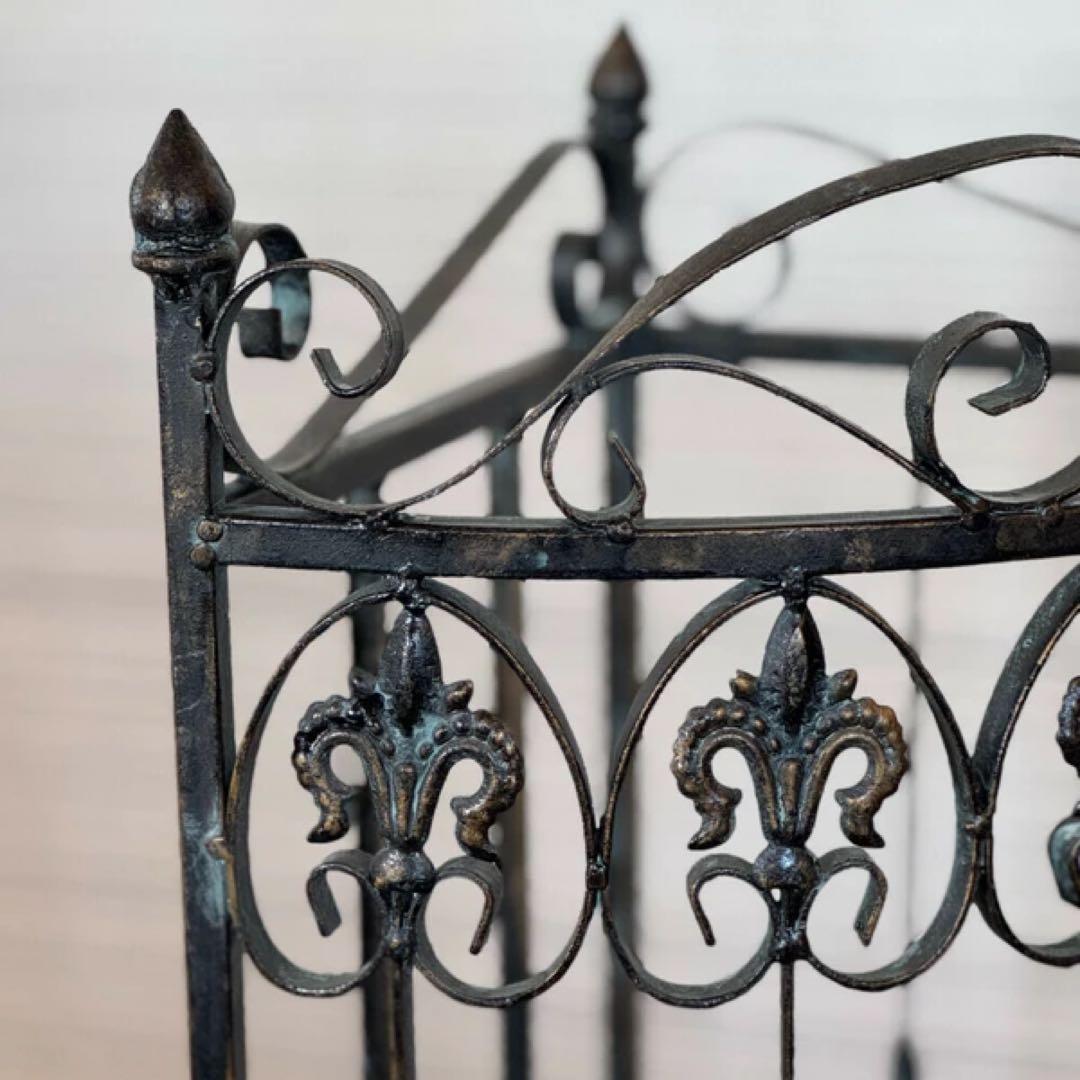 アンティーク調 アイアン傘立て アンブレラスタンド コーナータイプ