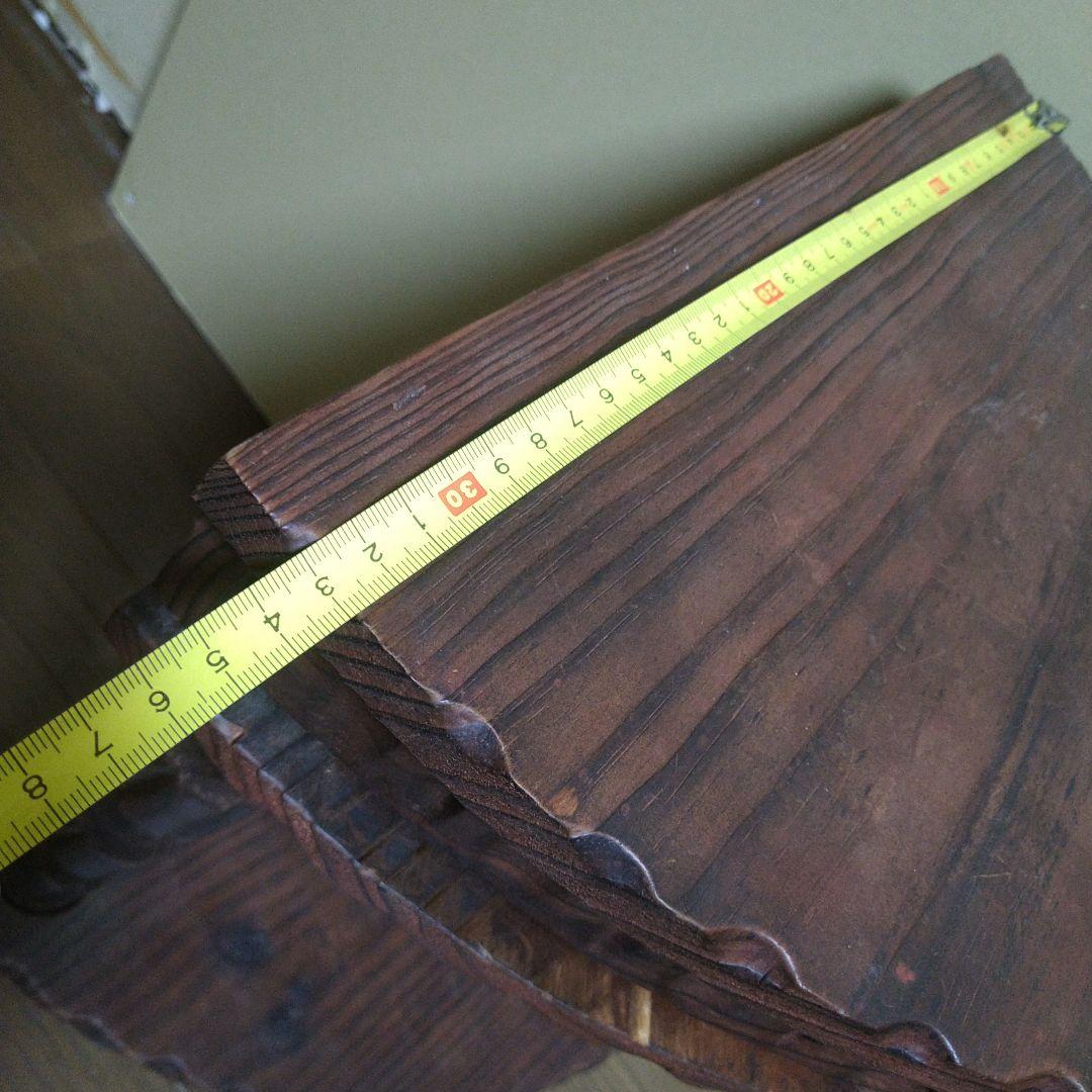 ヴィンテージ家具 木製 コーナー サイドテーブル 引き出し付き