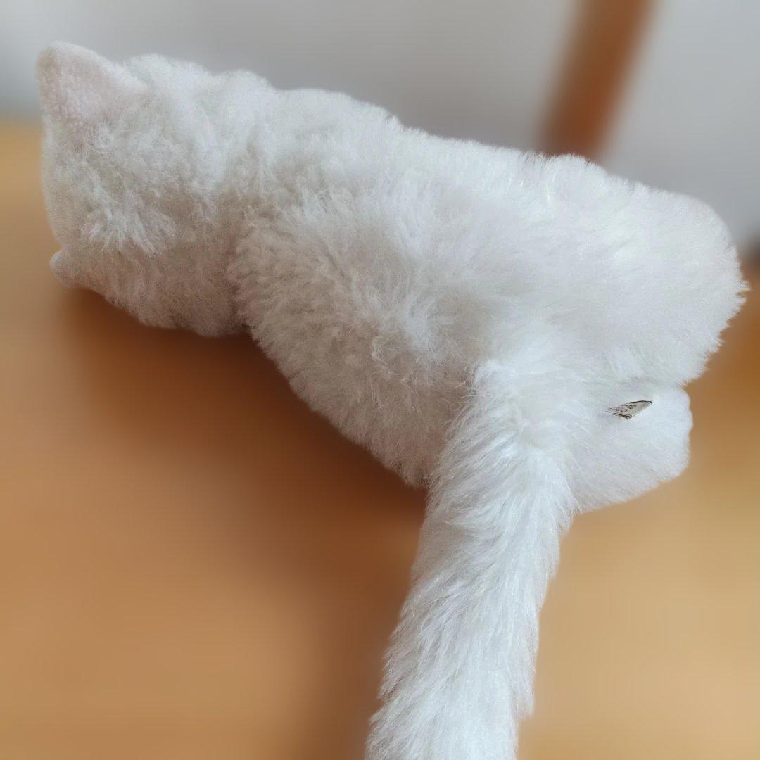 激レア！ビンテージ 日本製 吉徳 昭和レトロ 白猫 ぬいぐるみ