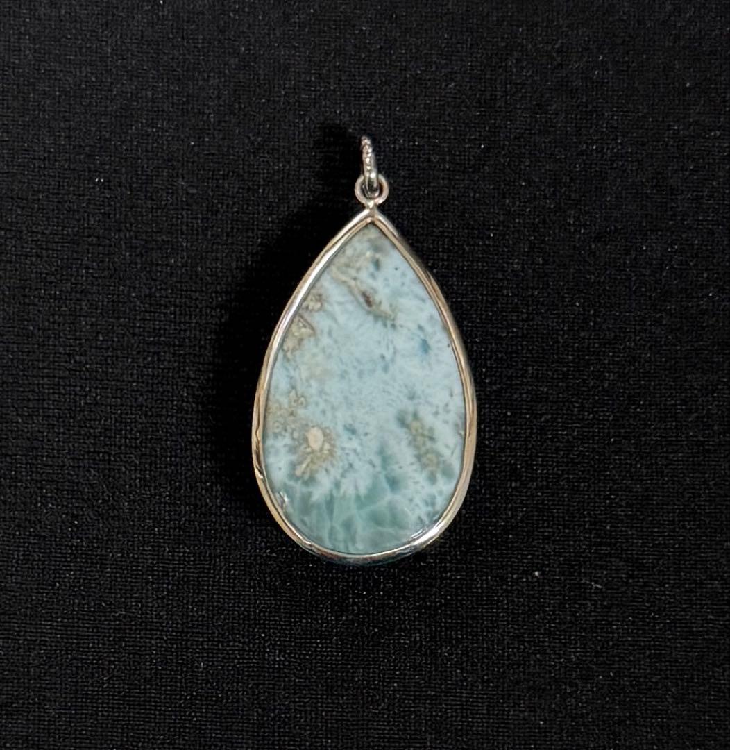 天然石ラリマー✴︎ PT950 ✴︎ペンダントトップ