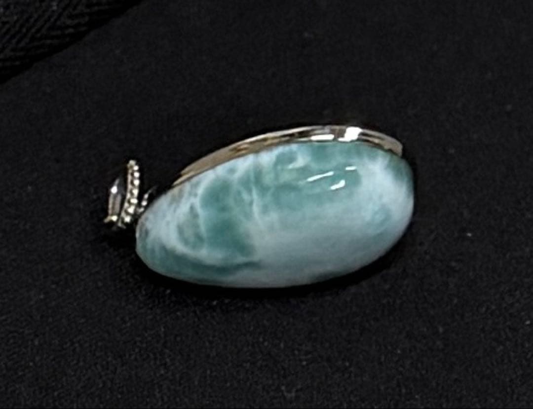 天然石ラリマー✴︎ PT950 ✴︎ペンダントトップ