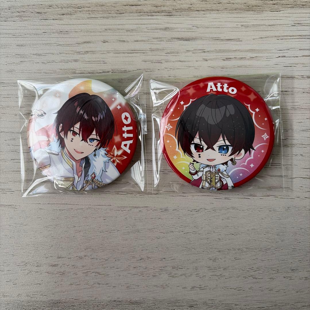 アンプタックカラーズ あっとくん すとふぇす 缶バッジ 2個セット