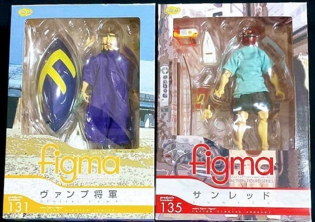 figma 天体戦士サンレッド & ヴァンプ将軍 全2種セット○新品未開封美