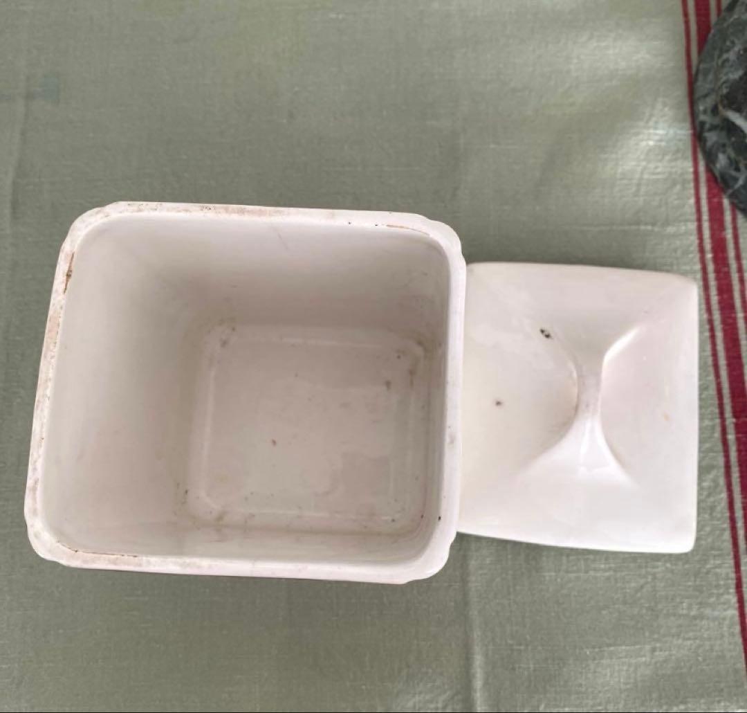 【Lumièreページ】HBCMバスクキャニスターフランスアンティーク