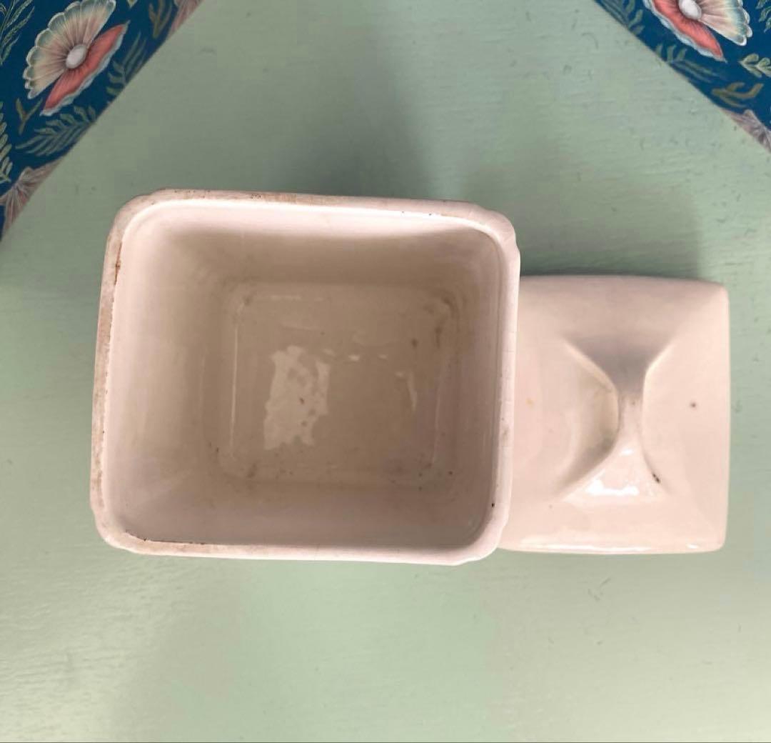 【Lumièreページ】HBCMバスクキャニスターフランスアンティーク