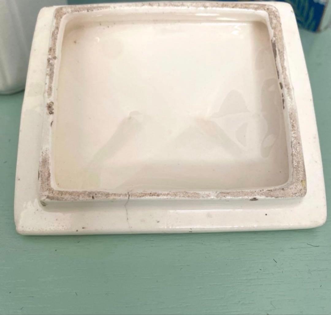 【Lumièreページ】HBCMバスクキャニスターフランスアンティーク