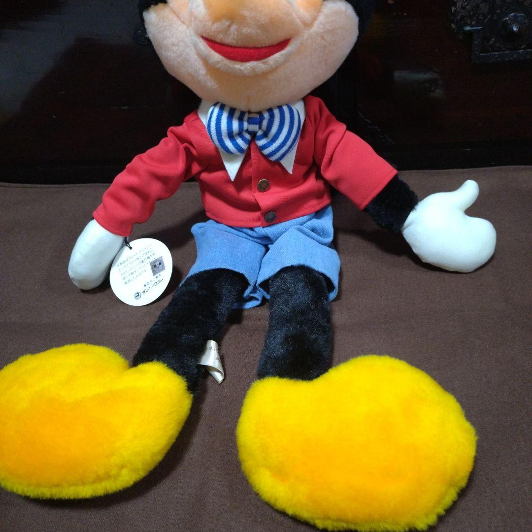 美品 ヴィンテージ【サンアンドスター】ミッキーマウス ぬいぐるみ