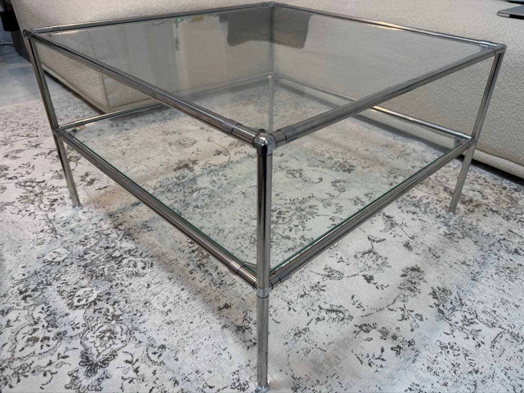 vamir ガラステーブル　韓国インテリア