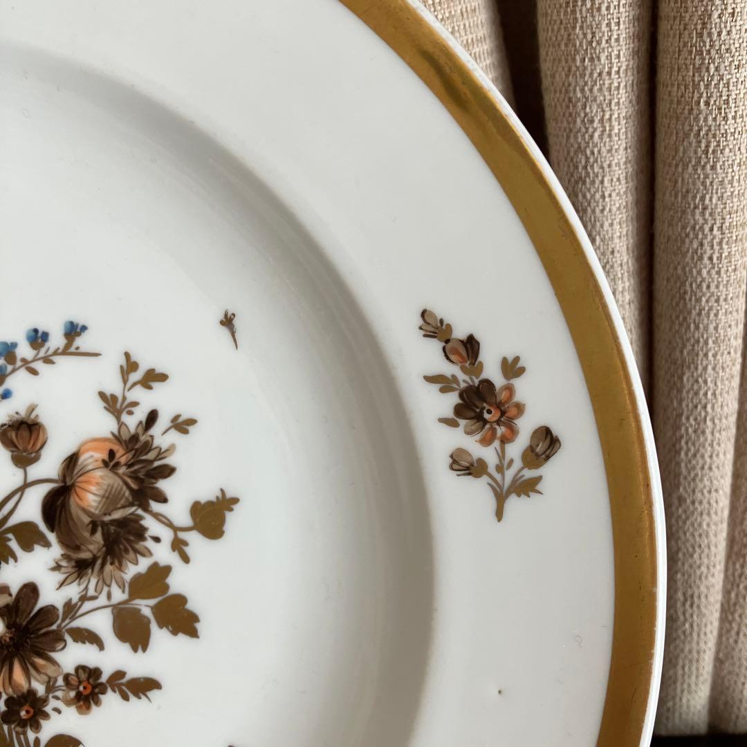 アンティークマイセン  セピアカマイユのブーケ