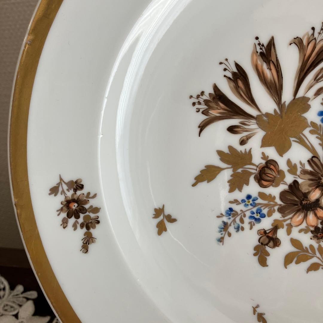 アンティークマイセン  セピアカマイユのブーケ