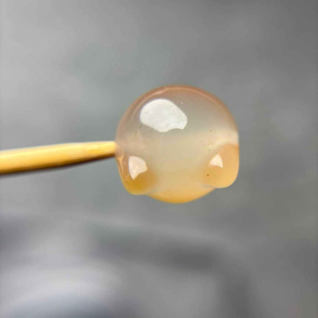 あずきちゃん高品質カルセドニー　ねこパーツ　9-119