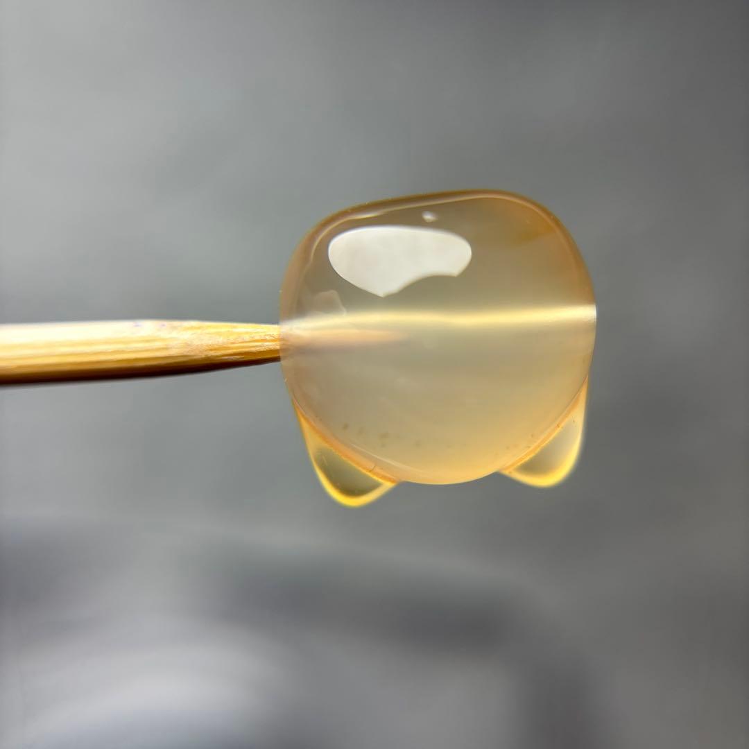 あずきちゃん高品質カルセドニー　ねこパーツ　9-119