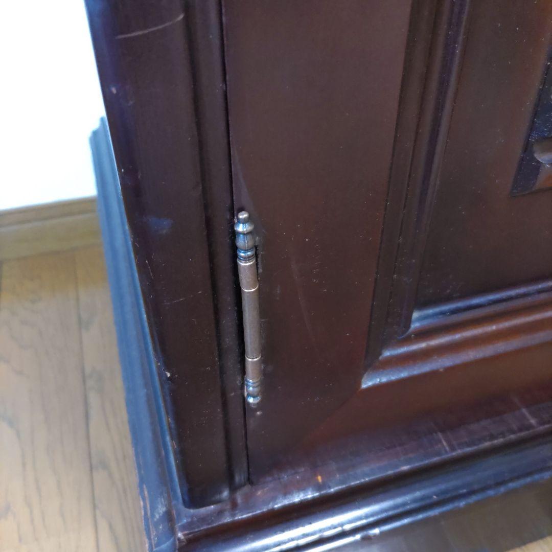 高級書棚桜　ガラス扉　　送料込み