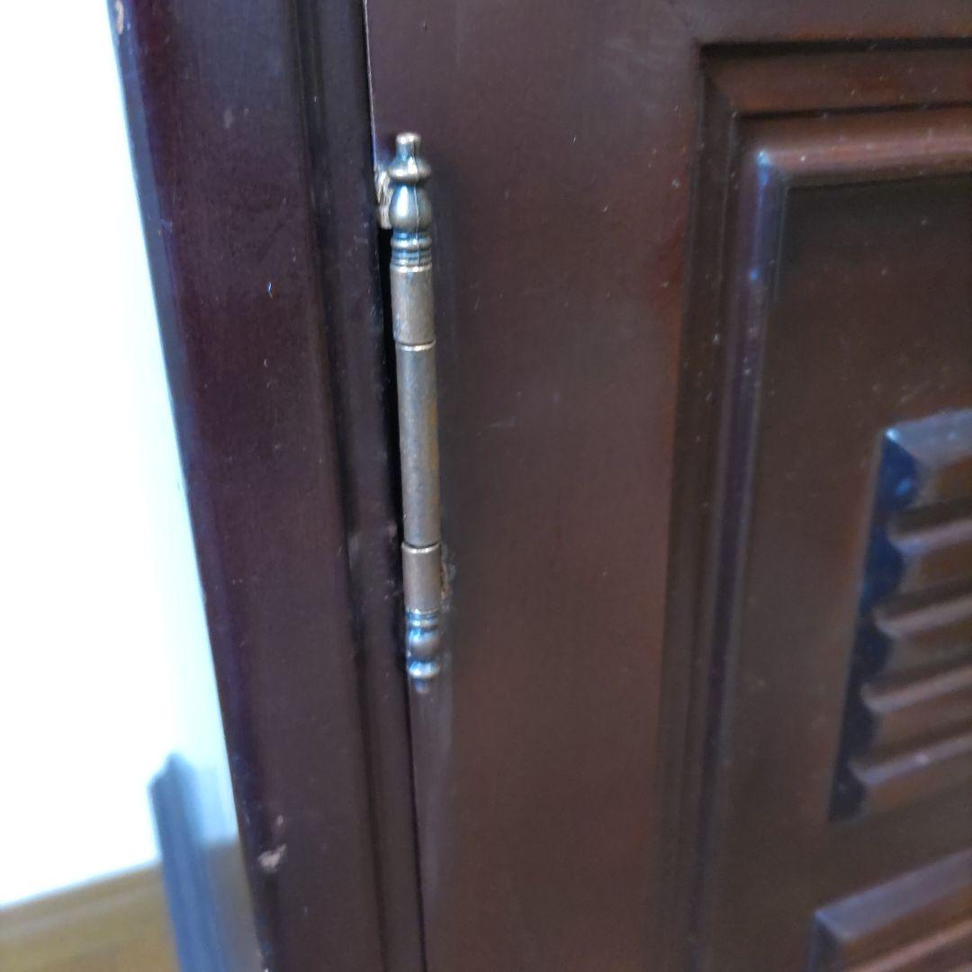 高級書棚桜　ガラス扉　　送料込み