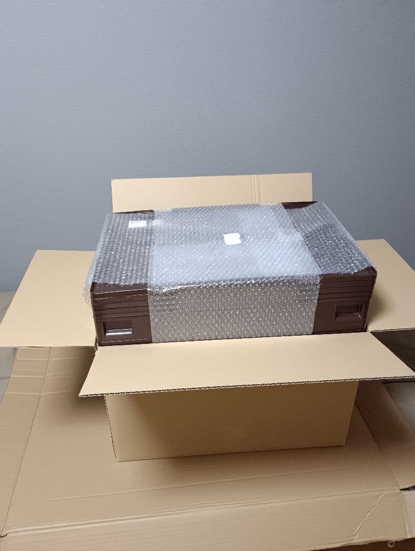 中古④　5個セット　折りたたみコンテナ　50L 長辺扉付　蓋あり