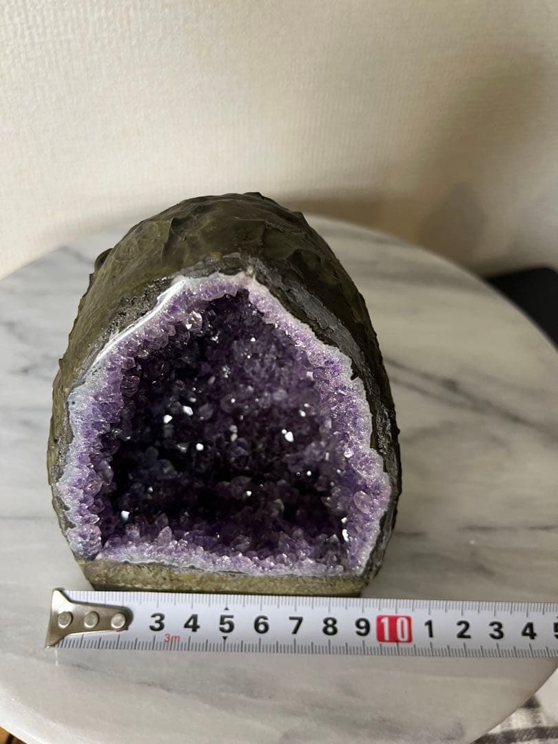 【天然石】アメジストドーム 紫水晶 ジオード 原石 パワーストーン　1,208g
