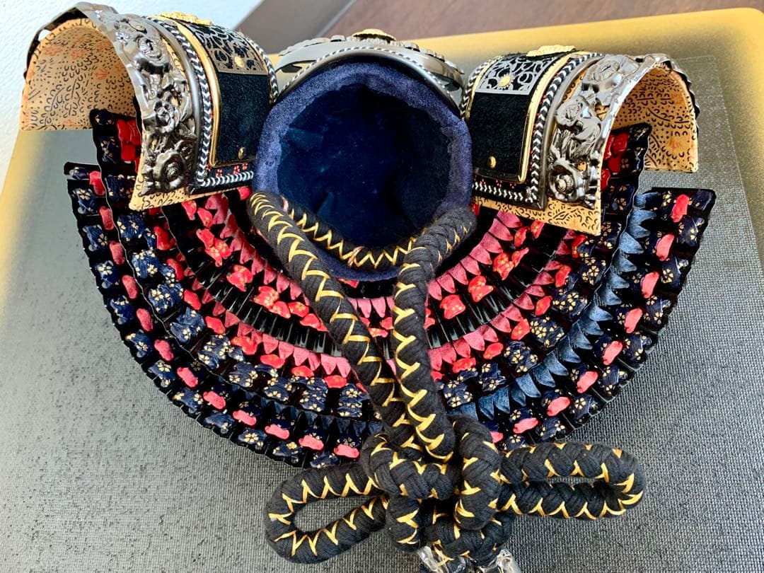 【未使用保管】 五月人形 兜飾り 飛翔 兜セット 15号 龍玉作