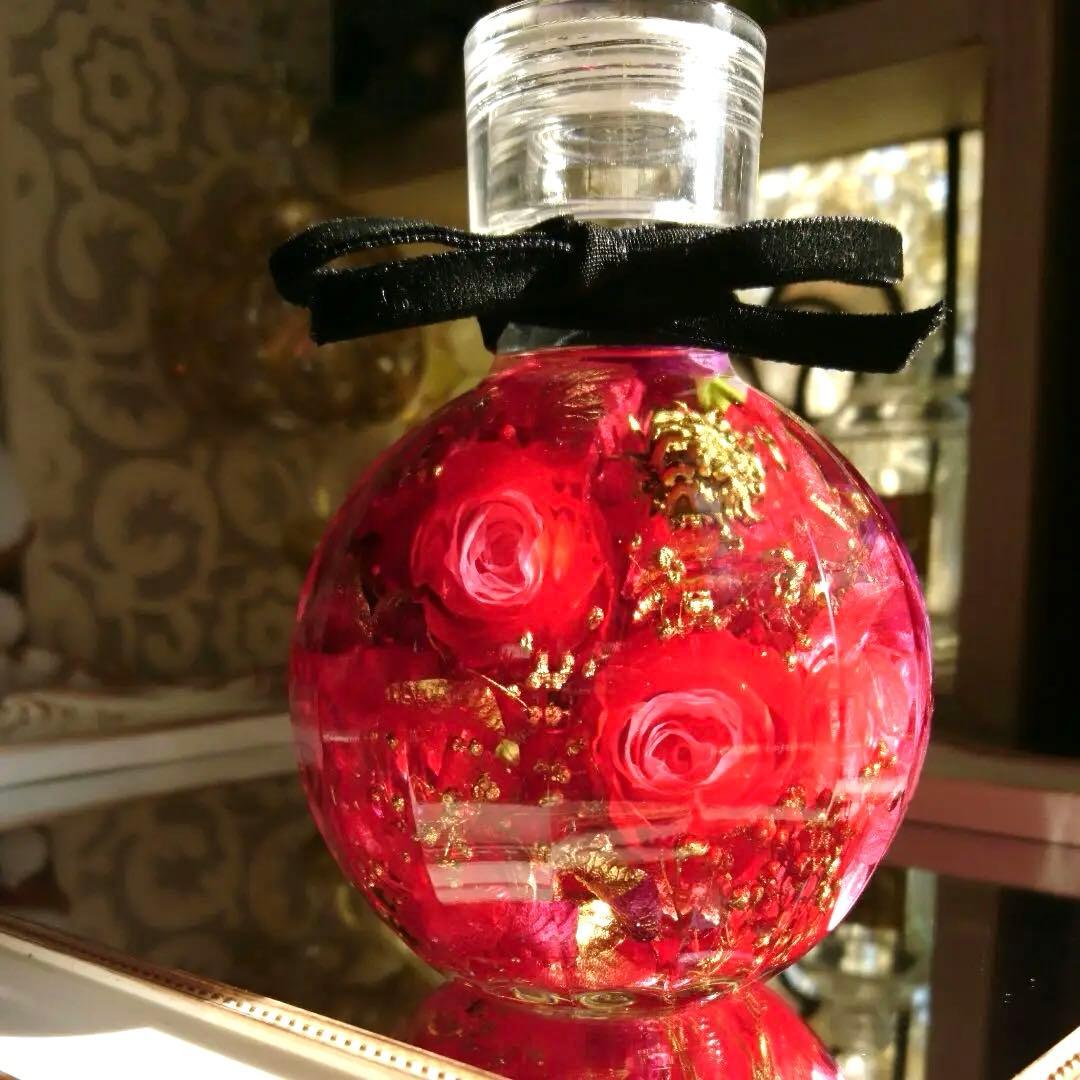 ◆ハーバリウム ＃51 まあるい宝石箱 ラグジュアリー.:*:・