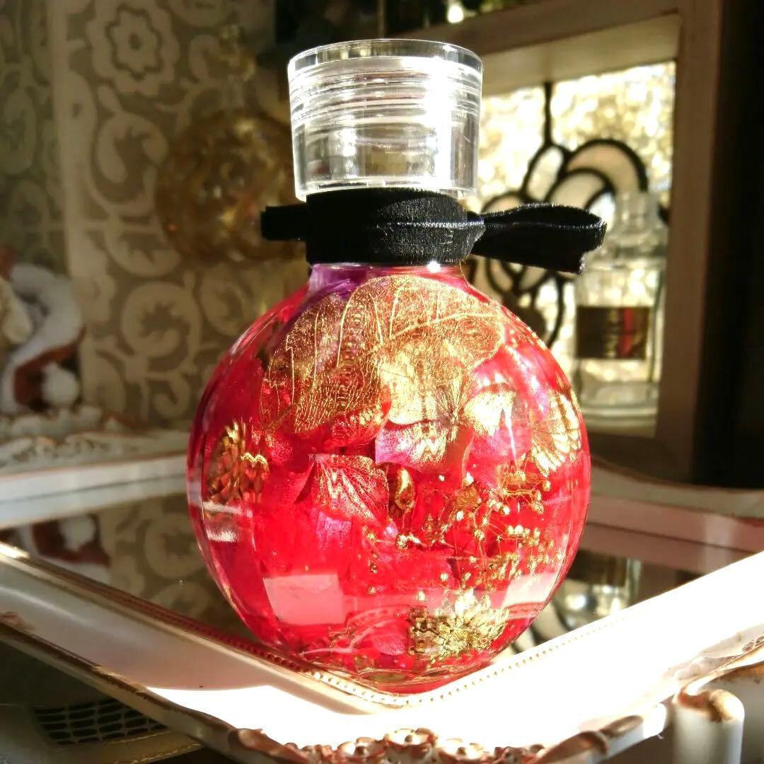 ◆ハーバリウム ＃51 まあるい宝石箱 ラグジュアリー.:*:・