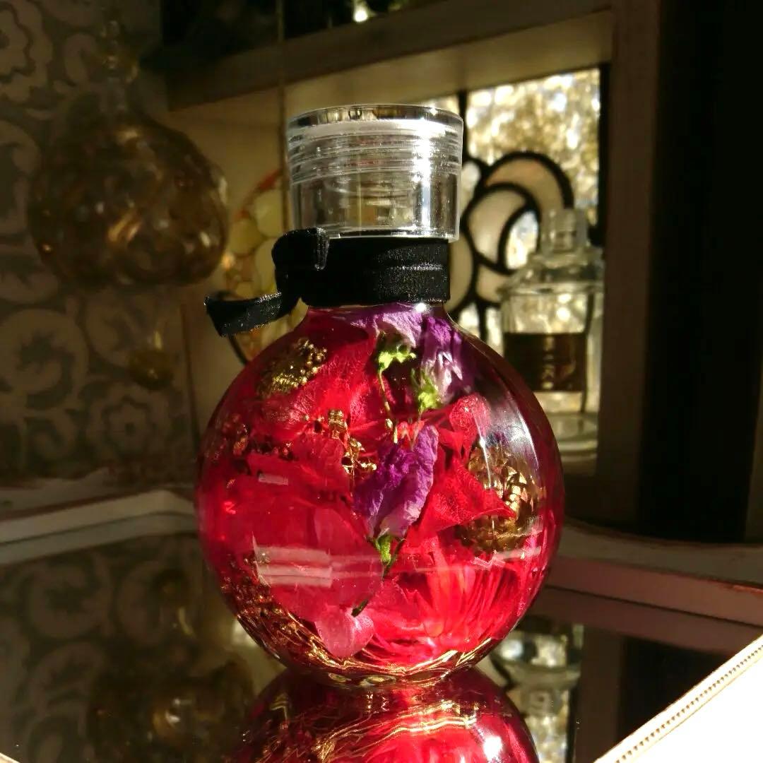 ◆ハーバリウム ＃51 まあるい宝石箱 ラグジュアリー.:*:・