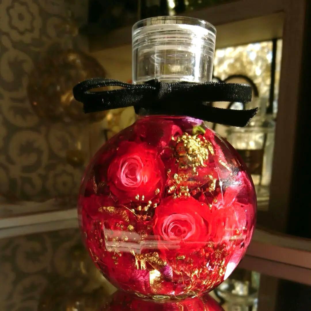 ◆ハーバリウム ＃51 まあるい宝石箱 ラグジュアリー.:*:・