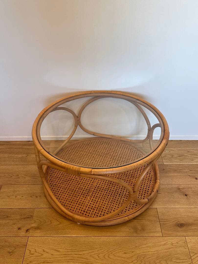 unico ウニコ WEAVA(ウィーバ) ラタン調センターローテーブル