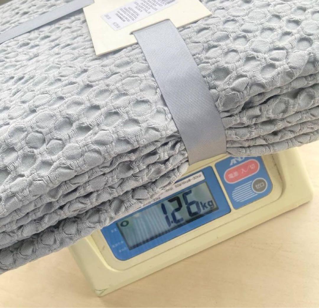 イギリス老舗ローラアシュレイ コットンカバー　ブランケット シングルサイズ