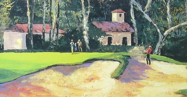 絵画　アートポスター   マークキング   ゴルフ場