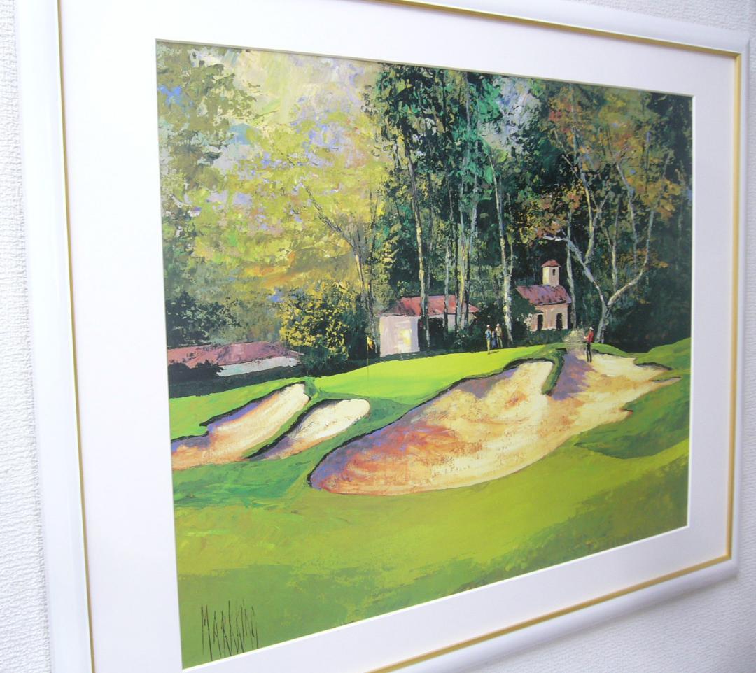 絵画　アートポスター   マークキング   ゴルフ場